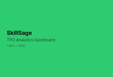 SkillSage — TPO Analytics Dashboard